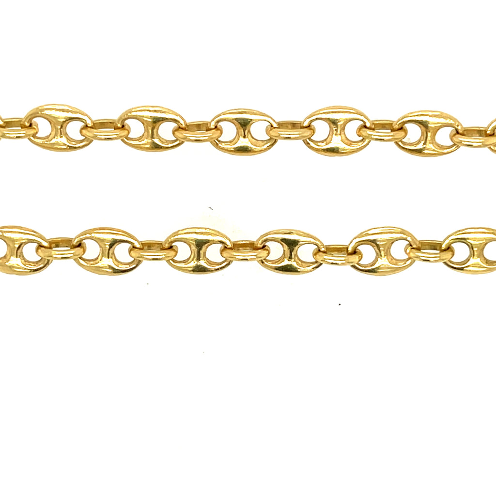 Vintage Gucci Enamel 18 Karat Gold Pendant Necklace