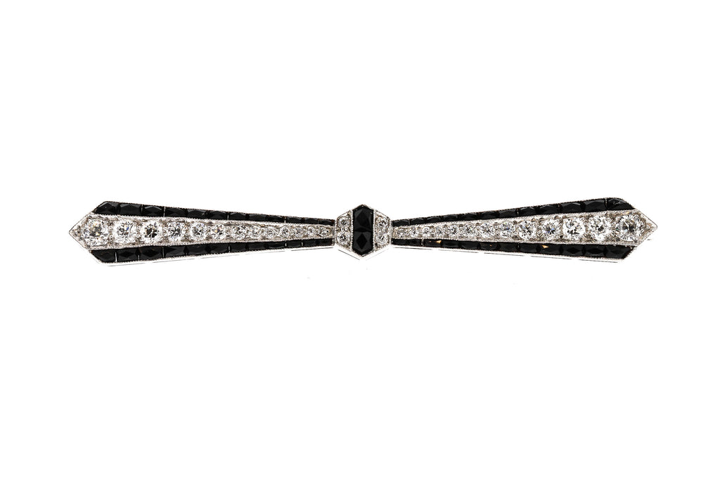 Art Deco Tiffany & Co. Platinum Cushion Sapphire Diamond Ring | Keyamour