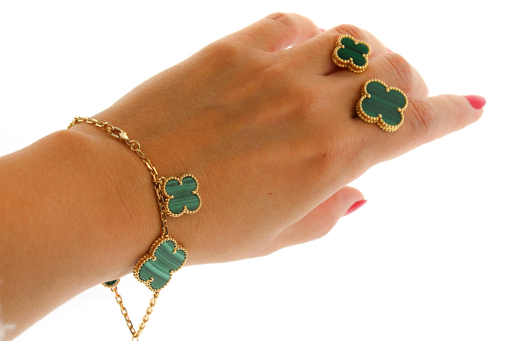 5 motif bracelet green van cleef｜TikTok Search
