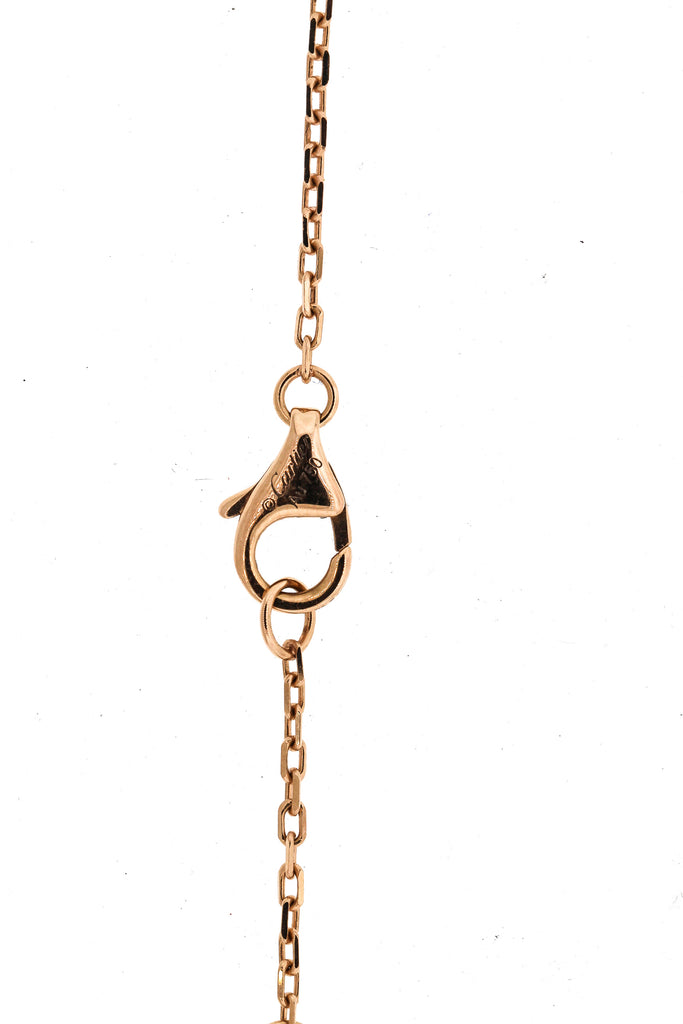 Cartier Juste Un Clou 18 Karat Pink Gold Diamond Pendant Necklace